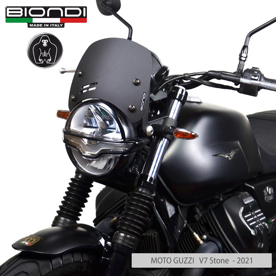 Biondi Cupolino Caffè Nero Satinato Moto Guzzi V7 III/IV/Sport e V9 Bobber