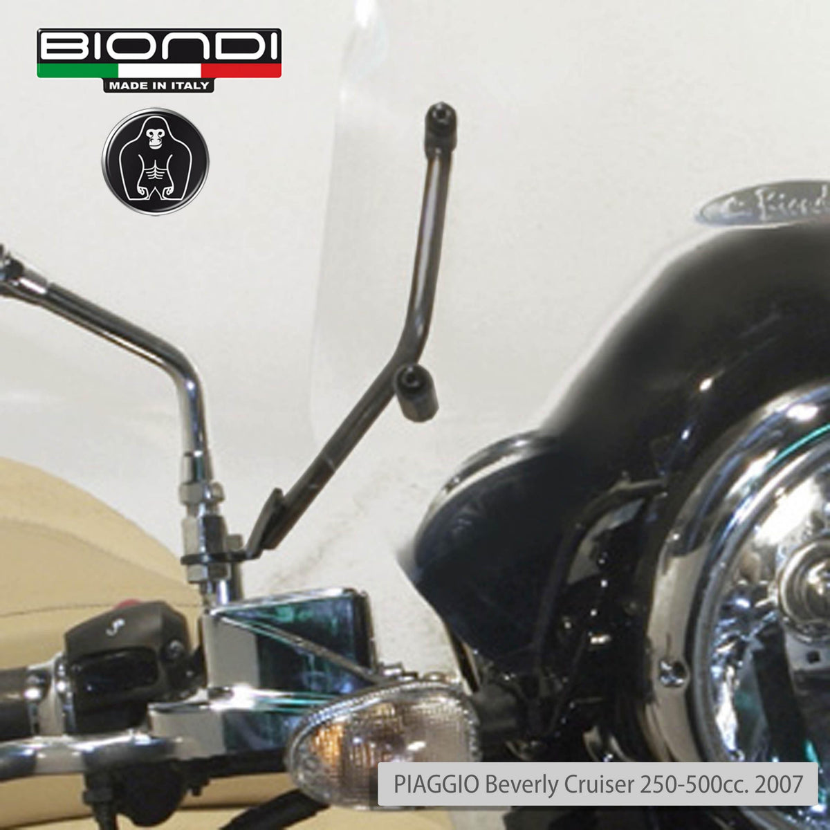 Biondi Kit Attacchi Cupolino per Piaggio Beverly Cruiser 250/500 cc 2007