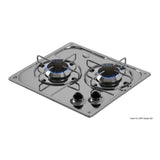 Placa de cocina de acero inoxidable empotrada