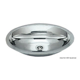 Fregadero ovalado de acero inoxidable Osculati 510 x 390 mm 50.186.86