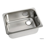 Osculati Lavello rettangolare in inox 150 mm profondita 50.187.23