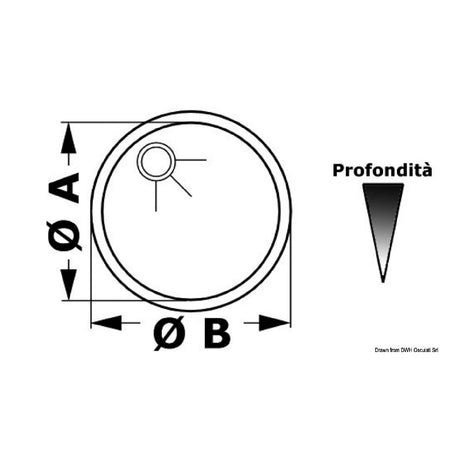 Osculati Lavello tondo tondo 50.187.35