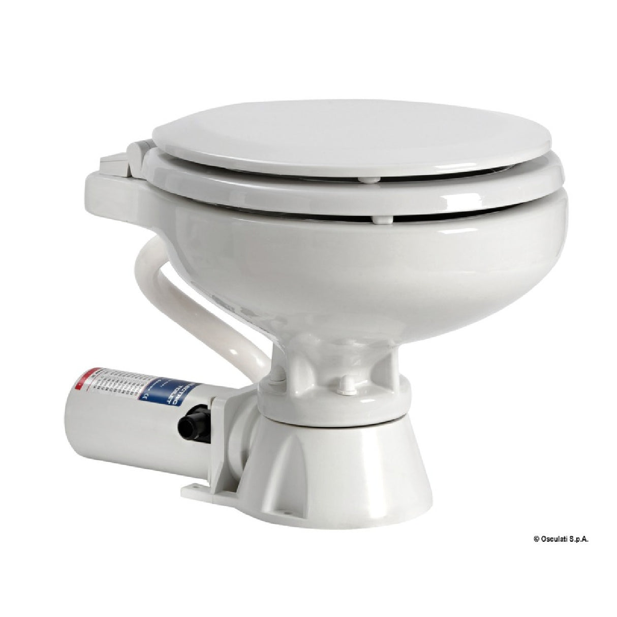 Osculati WC elettrico Super Compact tavoletta legno 50.205.13