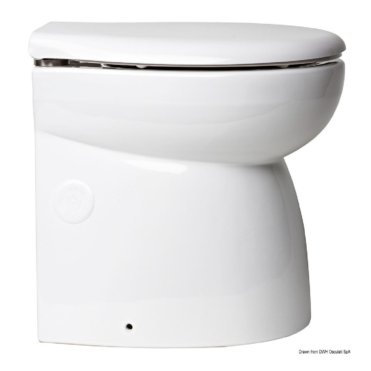 Osculati WC SILENT Elegant High mit Pumpe 80 dB 50.218.01