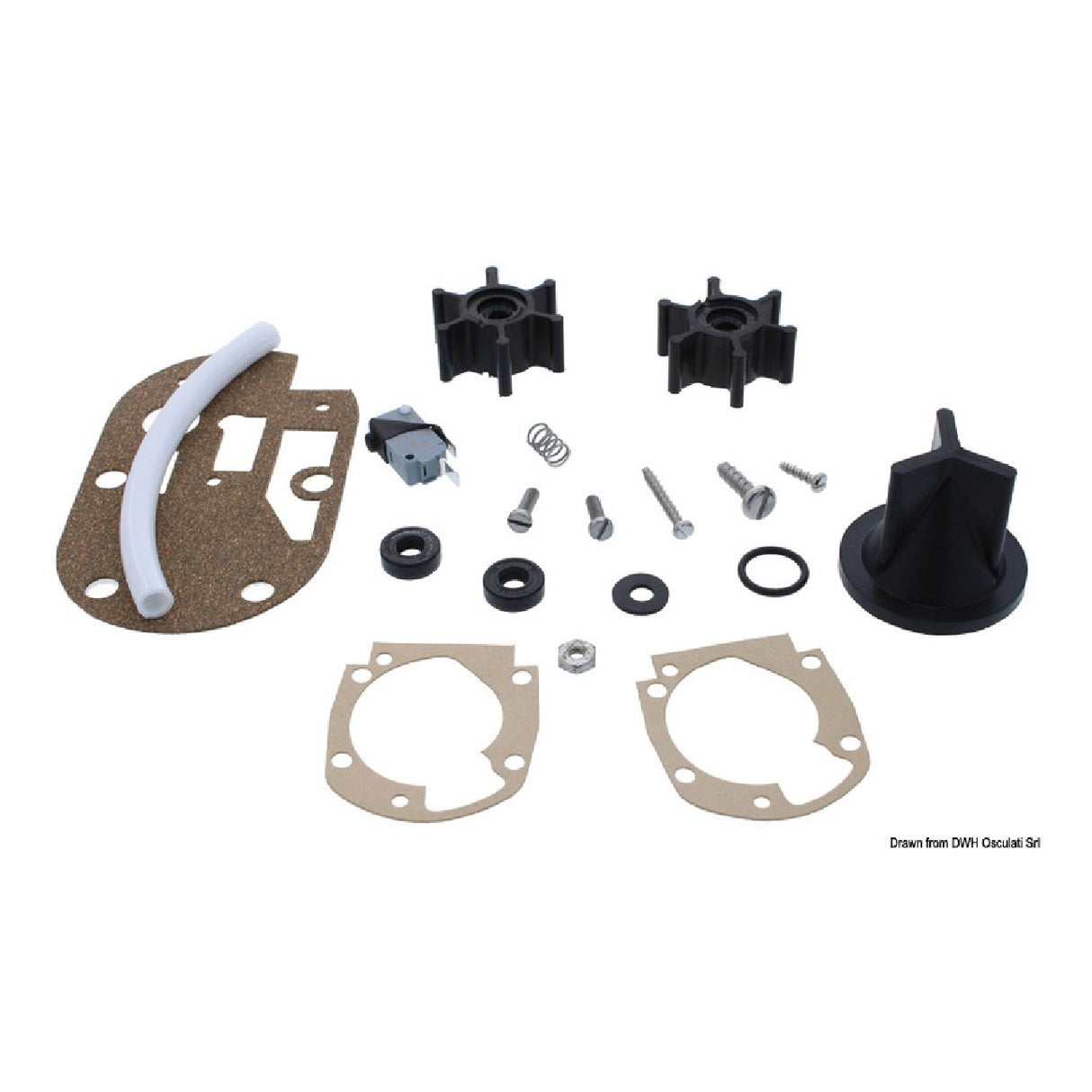 Jabsco Manual Toilet Electrification Kit 50.224.00