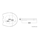 Tecma Coprisedili di ricambio per wc elettrici Silence
