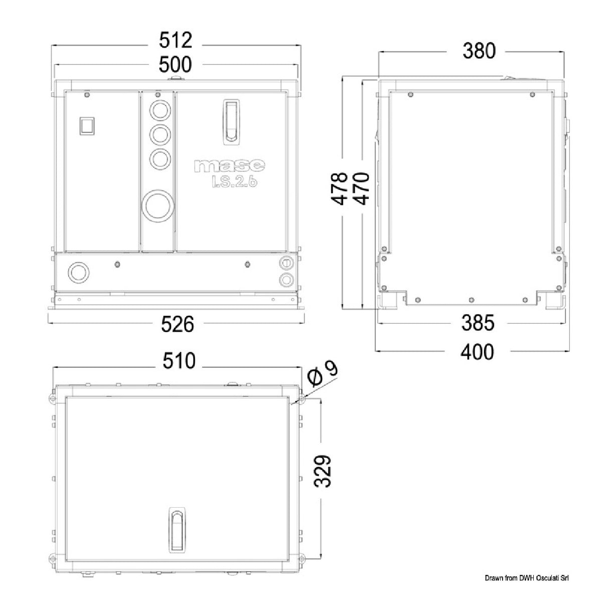 Mase Generatori di corrente linea IS - 3000 rpm