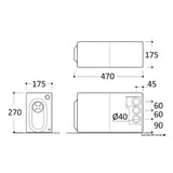 Tecma Sistemi di trasferimento acque grigie Sanisplit NK