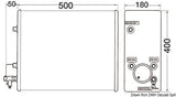Calentador de agua para embarcaciones Isotemp serie SQUARE de 16 litros