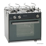 Cocina de gas compacta y delgada con horno Dometic