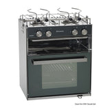 Cocina de gas compacta y delgada con horno Dometic