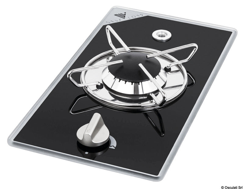 Osculati 1 burner gas hob 365 x 195 mm 50.706.10