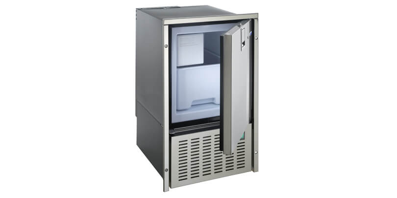 Isotherm IceDrink Eiswürfelbereiter aus weißem Edelstahl
