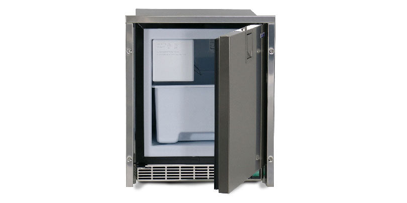 Máquina de hielo de perfil bajo Isotherm IceDrink blanca