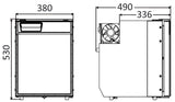 Osculati Frigorifero Nautico Frigo 12/24 Volt 85L 50.960.02 545 x 630 mm 50.960.02