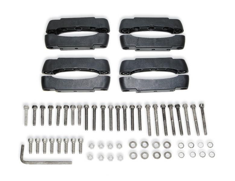 Montblanc Set mit 4 ovalen Stangenadaptern