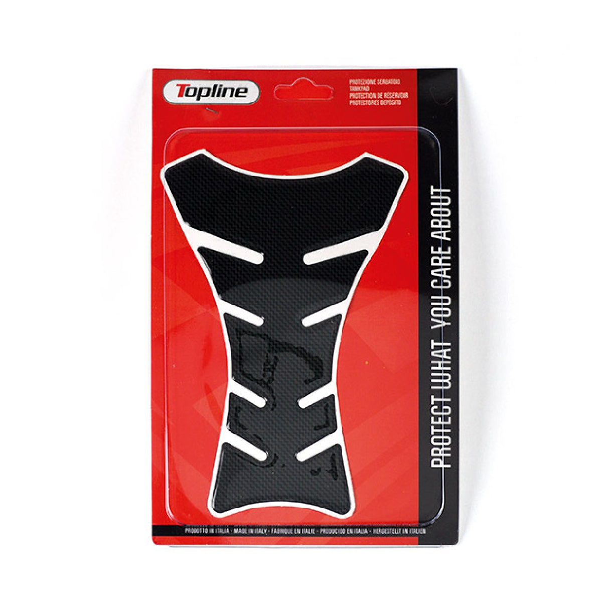 Topline Adesivo Protezione Serbatoio Moto T2 Colore Carbonio