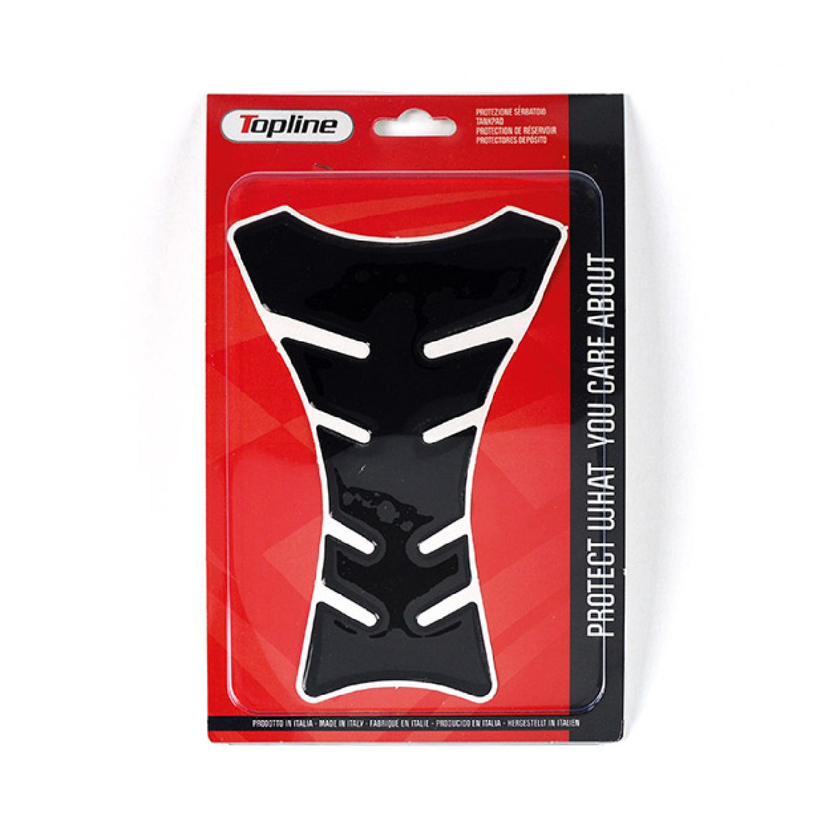 Topline Adesivo Protezione Serbatoio Moto T2 Colore Nero