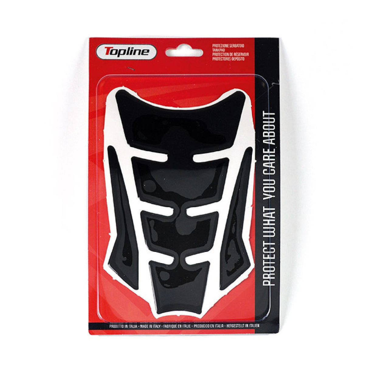 Topline Adesivo Protezione Serbatoio Moto T4 Colore Nero