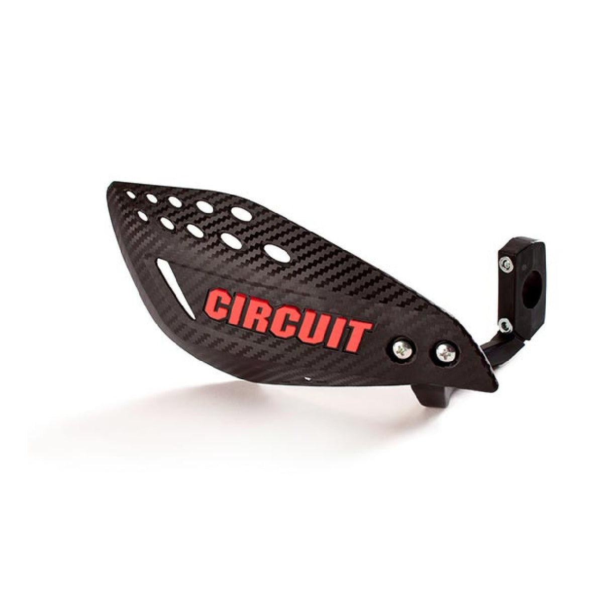 Circuit Paramani Moto universali VECTOR Carbon Look con scritta Rossa PM061-2DA