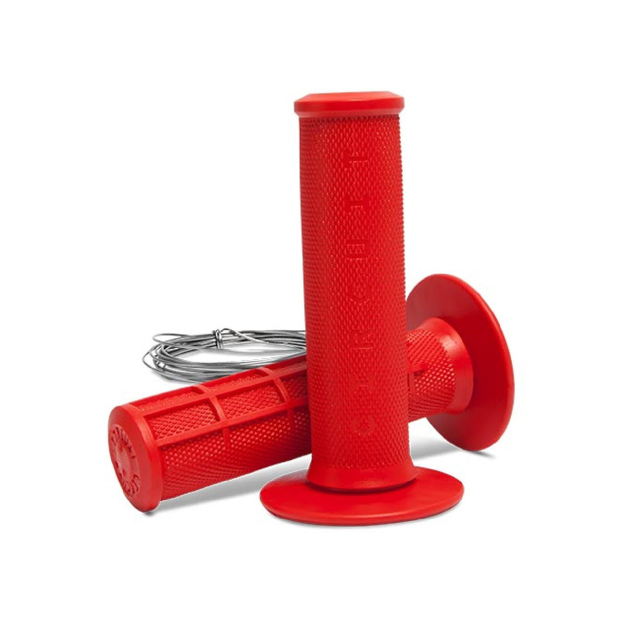 Puños de motocicleta Circuit Equipment COBRA III rojos MA003-005