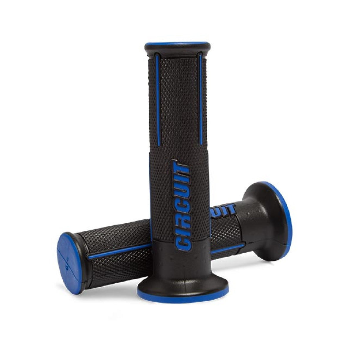 Puños cerrados para motocicleta Circuit Equipment SPEED Negro-Azul MA051-214