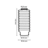 Circuit Equipment Soffietti forcelle moto universali 13 denti Nero SS007-001