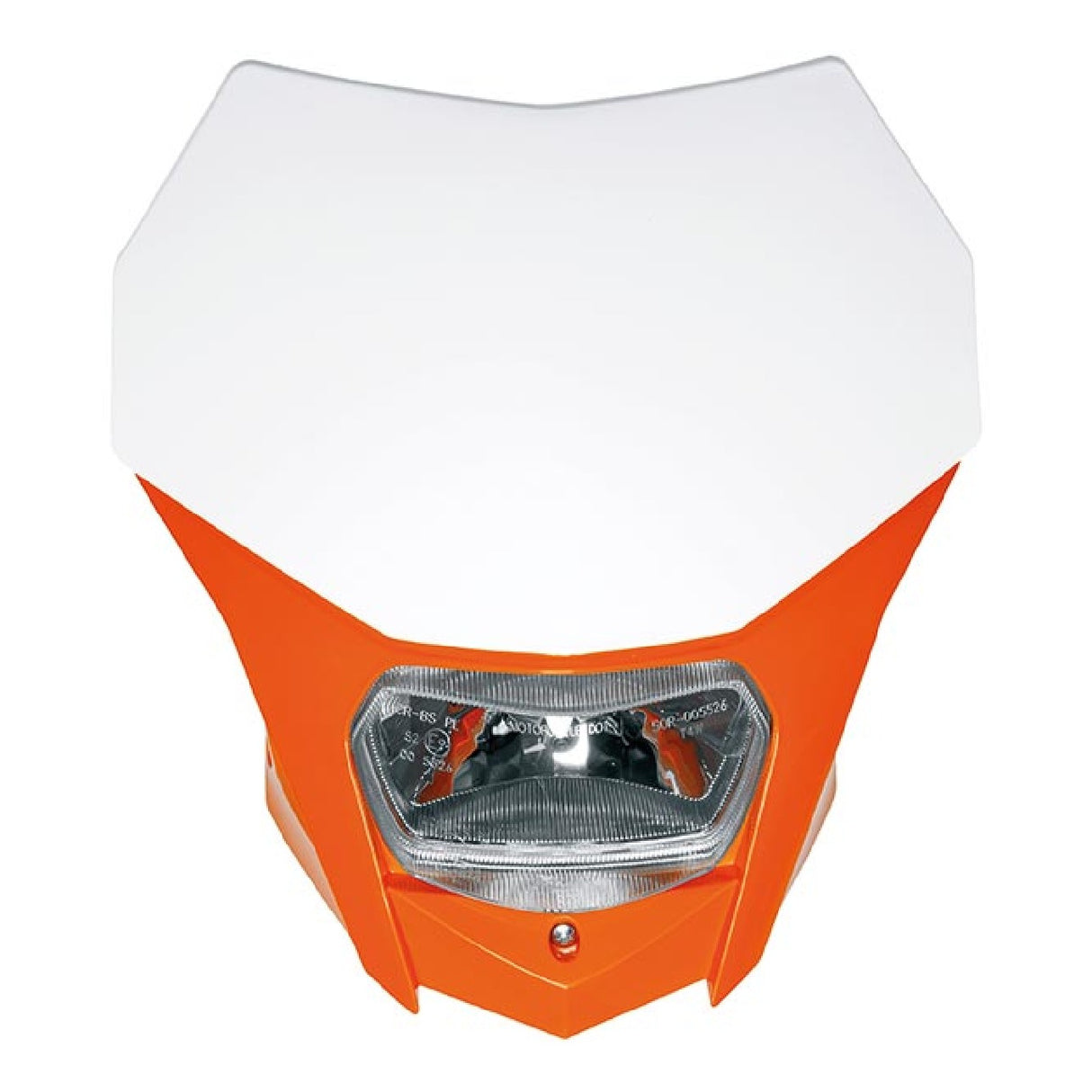 Circuit Equipment BAGUS Enduro Scheinwerfermaske Orange-Weiß HL020-292