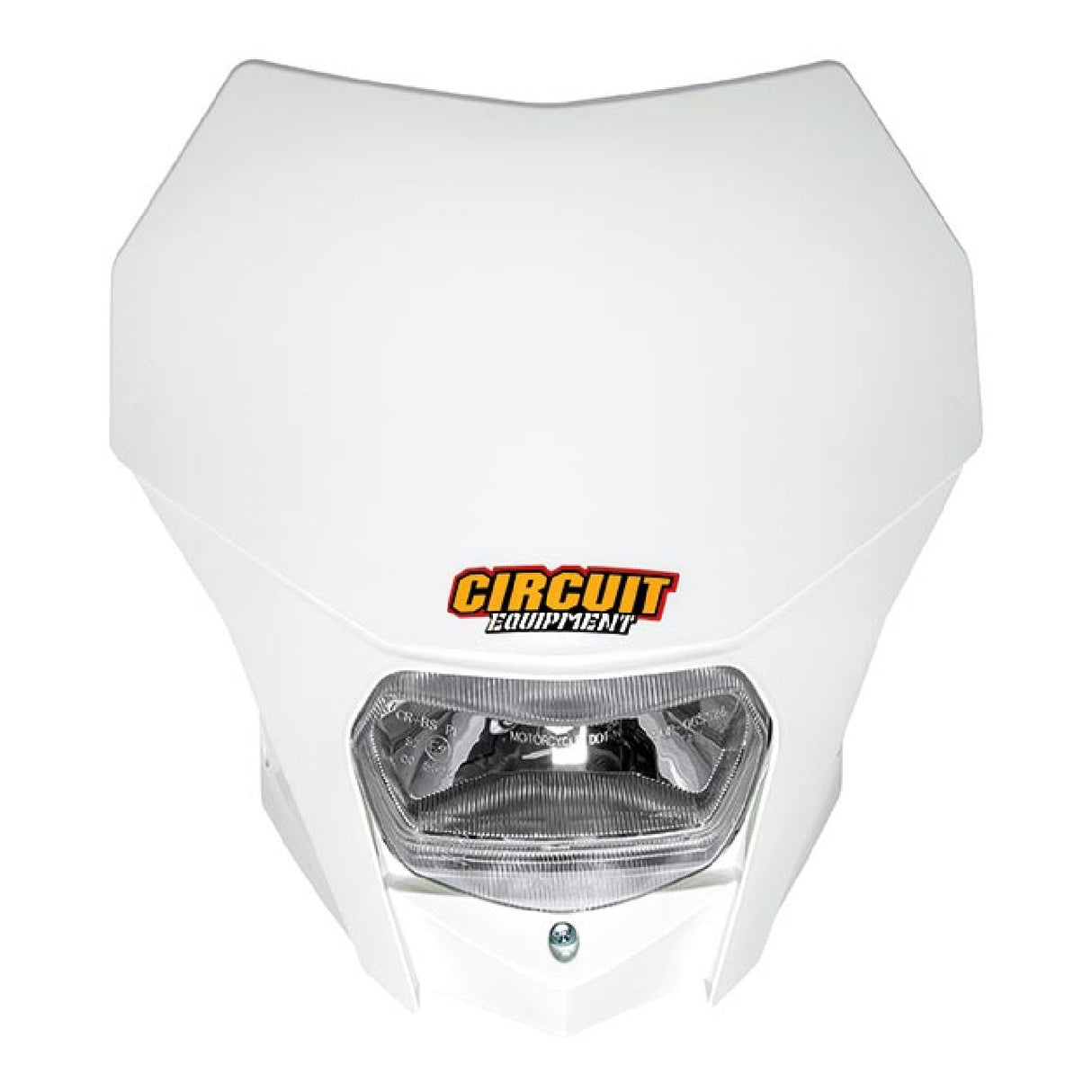 Circuit Equipment Mascherina Portafaro Enduro BAGUS Bianco-Bianco Led HL022-222