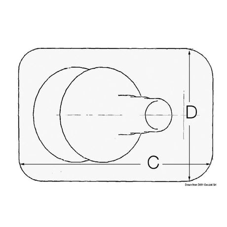 Osculati Marmitta di scarico per motori raffreddati ad acqua 51.371.00 51.371.00