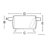 Silenciadores de escape circulares Osculati 51.390.01