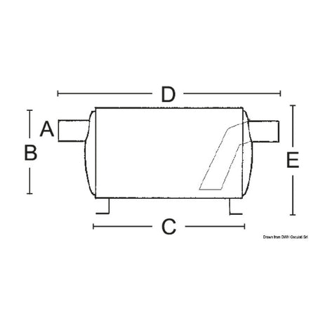 Osculati Circular Exhaust Silencers 51.390.01