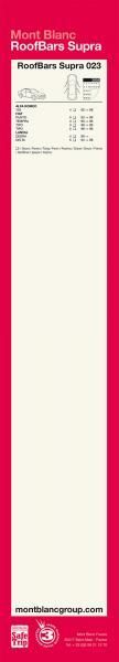 Montblanc Barre portatutto Supra 23