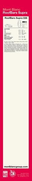 Montblanc Barre portatutto Supra 38