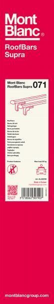 Montblanc Barre portatutto Supra 71