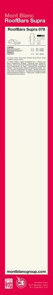 Montblanc Barre portatutto Supra 78