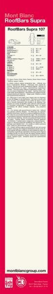 Montblanc Barre portatutto Supra 107