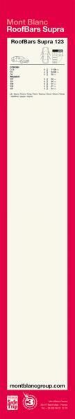 Montblanc Barre portatutto Supra 123