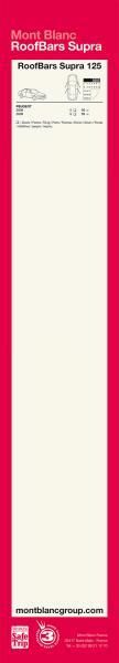 Montblanc Barre portatutto Supra 125