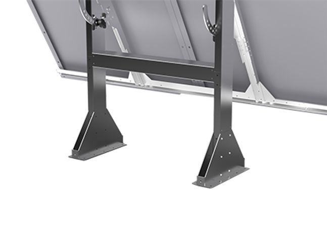 Uniteck panels up to 600W - reclining UNIFIX 1200 EGR KIT + FIXING TO CONCRETE OR WOOD GROUND