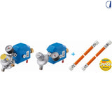 GOK Regolatore di sicurezza Caramatic Safedrive Plus 30 mbar doppia bombola