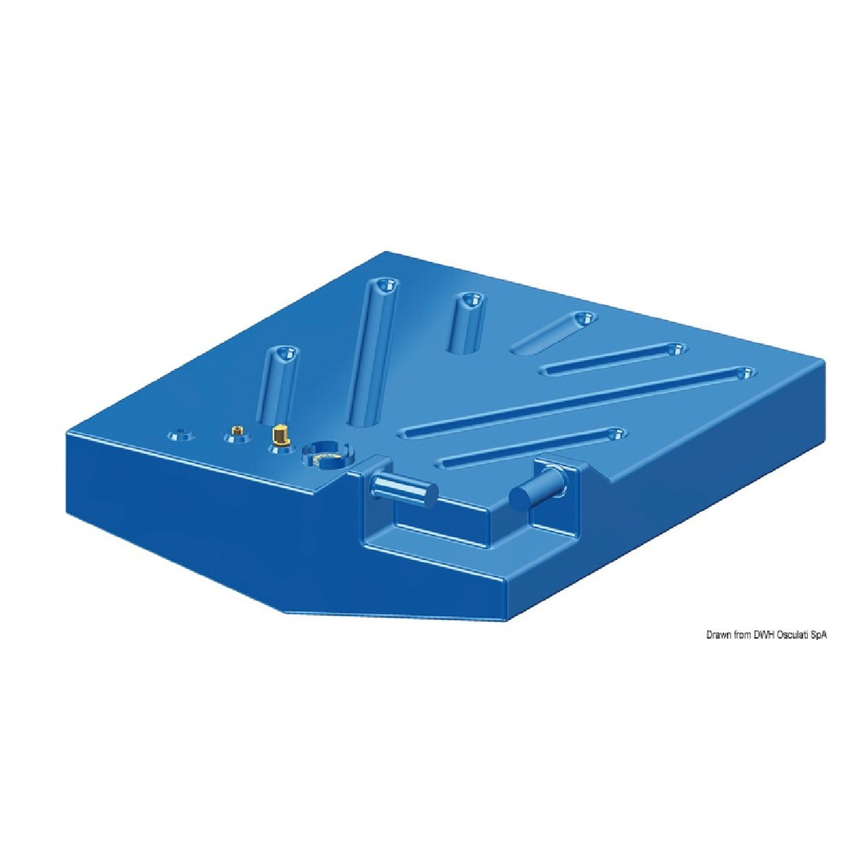 Osculati Cross-linked polyethylene petrol fuel tank 62-347 lt 52.035.01