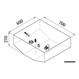 Osculati Serbatoi carburante in alluminio benzina 52.070.03