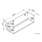 Osculati Large capacity rigid drinking water tank 52.173.01