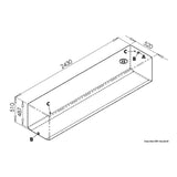 Osculati Large capacity rigid drinking water tank 52.173.01