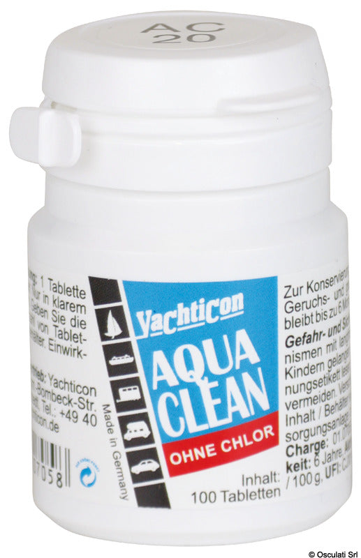 Tabletas Yachticon Aqua Clean para 2000 litros