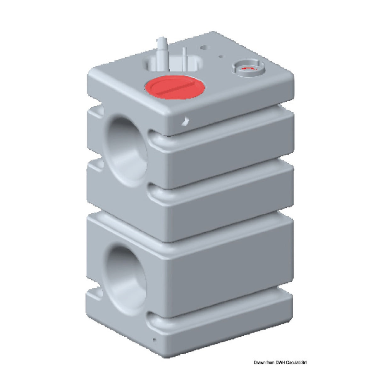 Tanque de agua potable vertical rígido modular Osculati 52.194.90