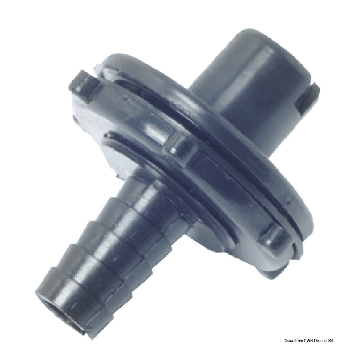 Osculati Gerader flexibler Wassertankeinfüllstutzen 52.196.90