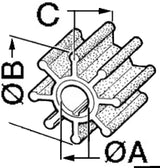 Cef Marine Impeller für HONDA 75/100 PS