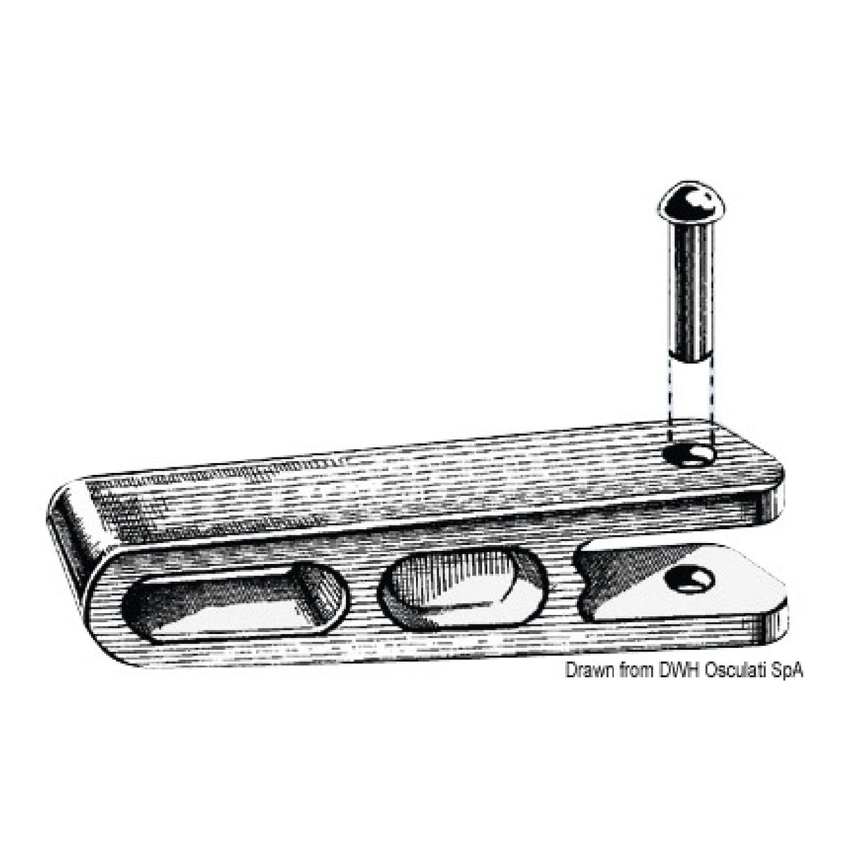 Osculati Galletto di ricambio per F.B. JOHNSON/EVINRUDE 52.747.01 - 1 confezione da 2 pezzi 52.747.01